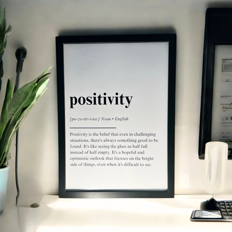 Positivity Definition Wall Art